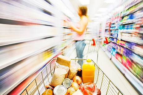 Decision paralysis: without structured packaging, consumers can be confronted by an undefined mass of images and colours.