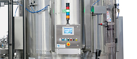 Serac is now offering complete lines that include packaging distribution, filling and capping functions linked through a starwheel positive transfer system.