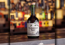 runaway bay bottle on bar