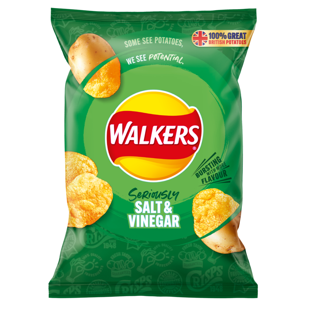 Walkers unveils new packaging for its core range of crisps Packaging