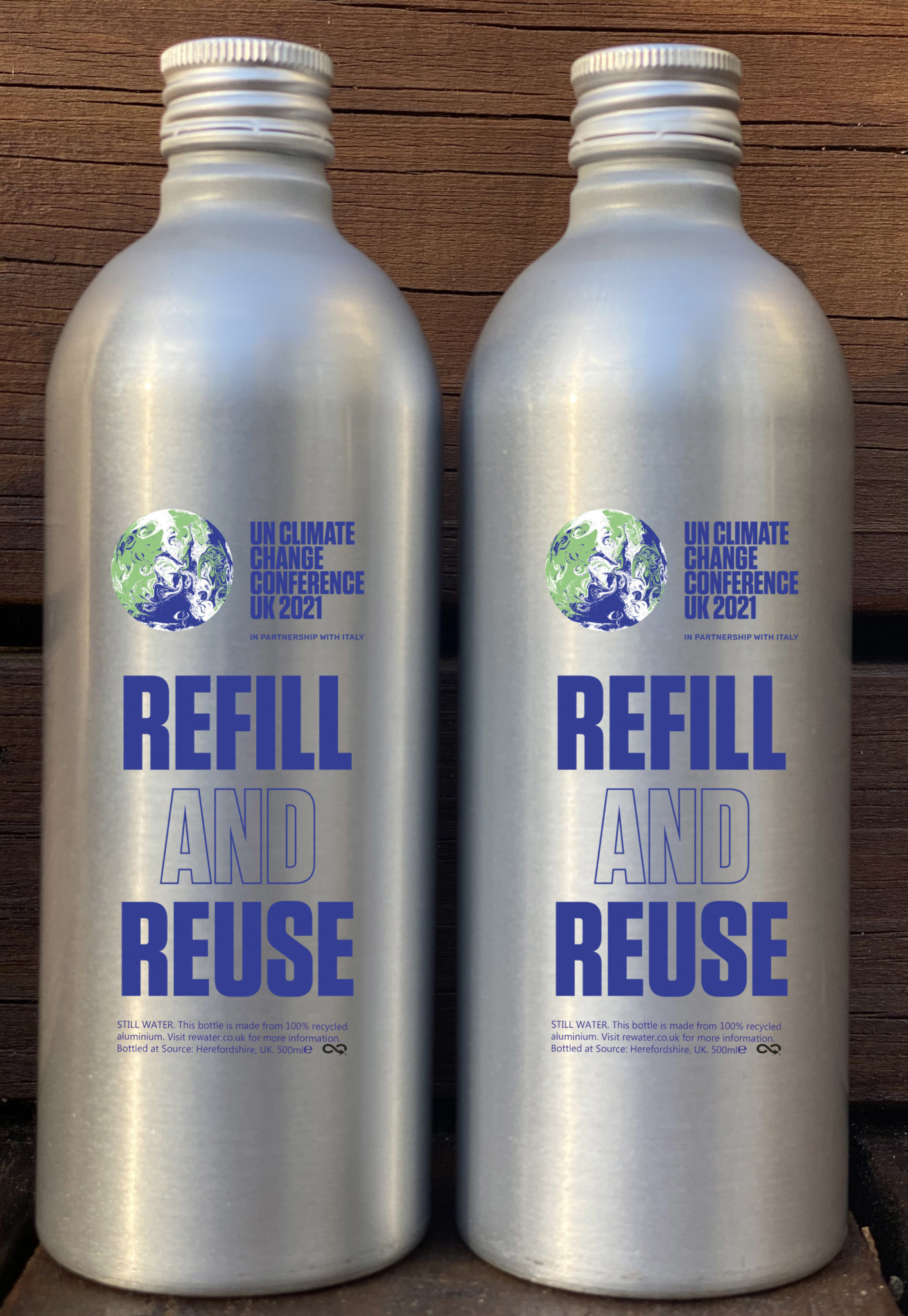 COP26 delegates given bespoke recycled aluminium bottles Packaging Scotland