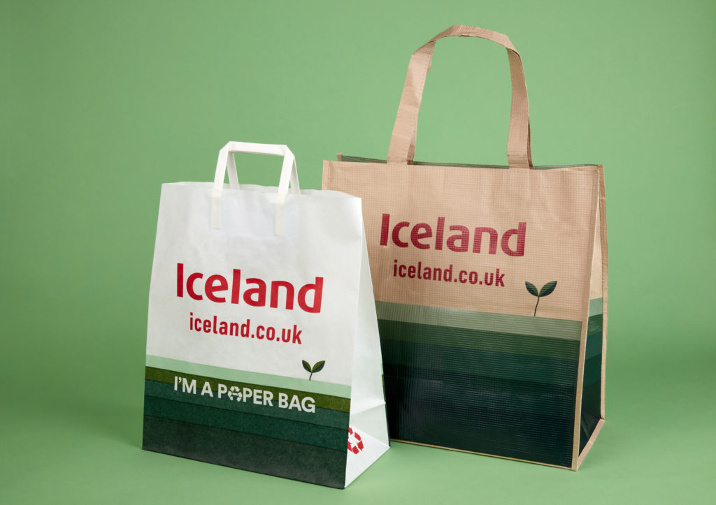 Iceland carrier bags recycling new arrivals