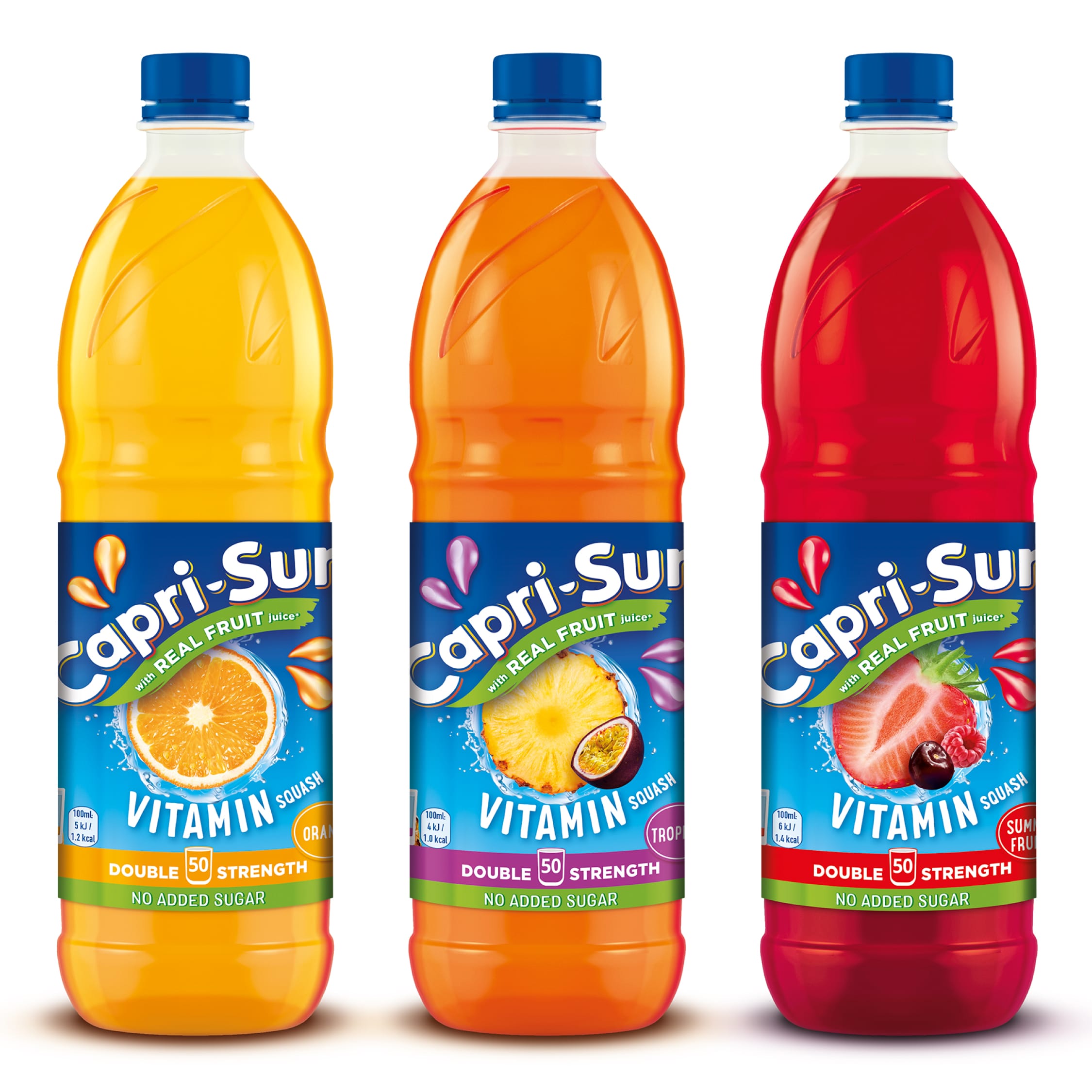 Capri-Sun unveils refreshed pack design with new squash offering