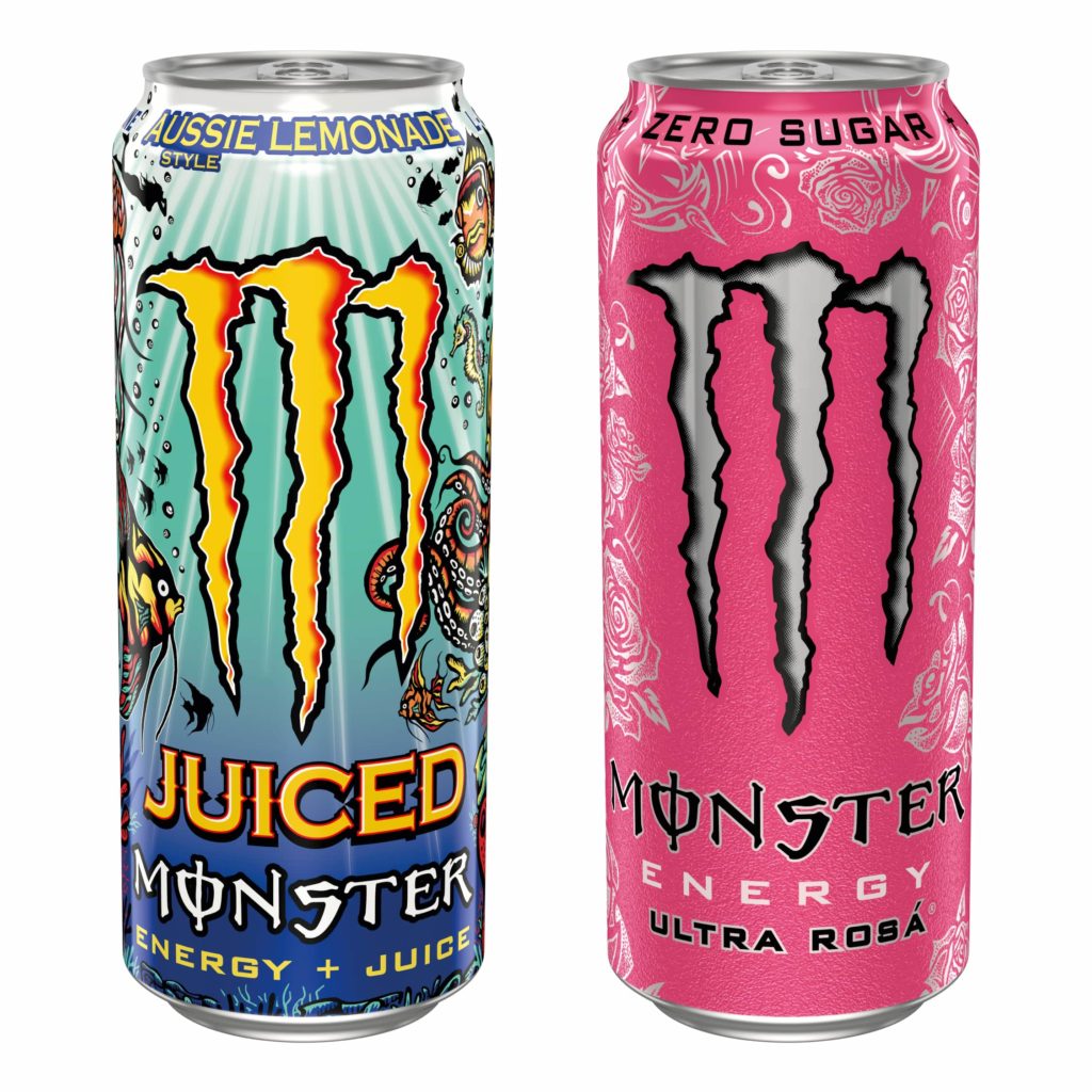 New flavours of Monster Energy released with 