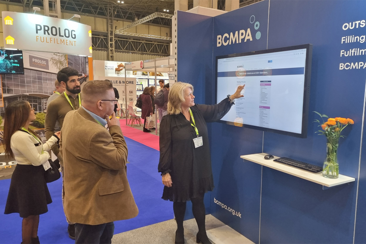 BCMPA CEO Emma Verkaik engaging visitors