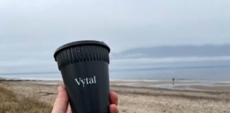 Vytal reusable cup at Highland beach