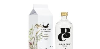Black Cow milk carton