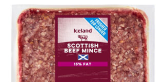 Iceland beef mince