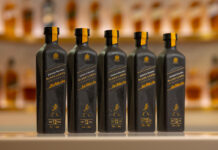 Johnnie Walker Black Label 90% paper bottle