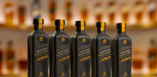 Johnnie Walker Black Label 90% paper bottle