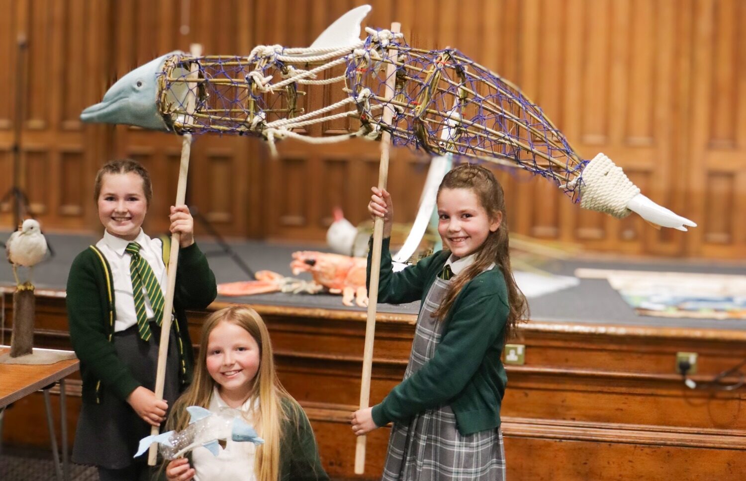 Pupils Make Puppets From Plastic Bottles Recovered From The River Clyde